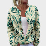 Francisca – Podzimní květinový cardigan