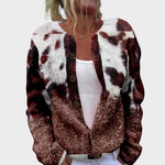 Sara – Květinový cardigan na podzim