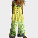 Solveig – Viskózový overal s potiskem