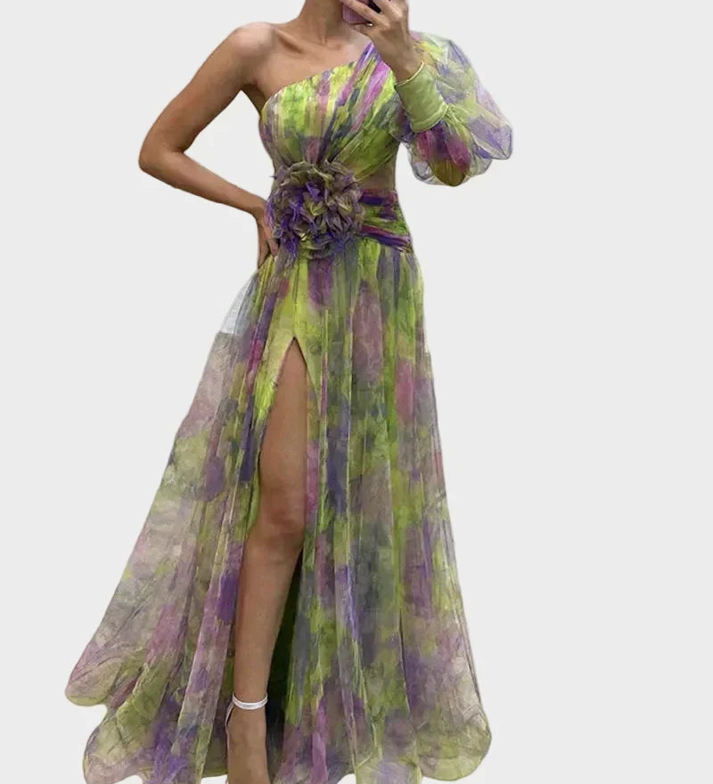 Nana - Elegantní dámské šaty, barva: šedá