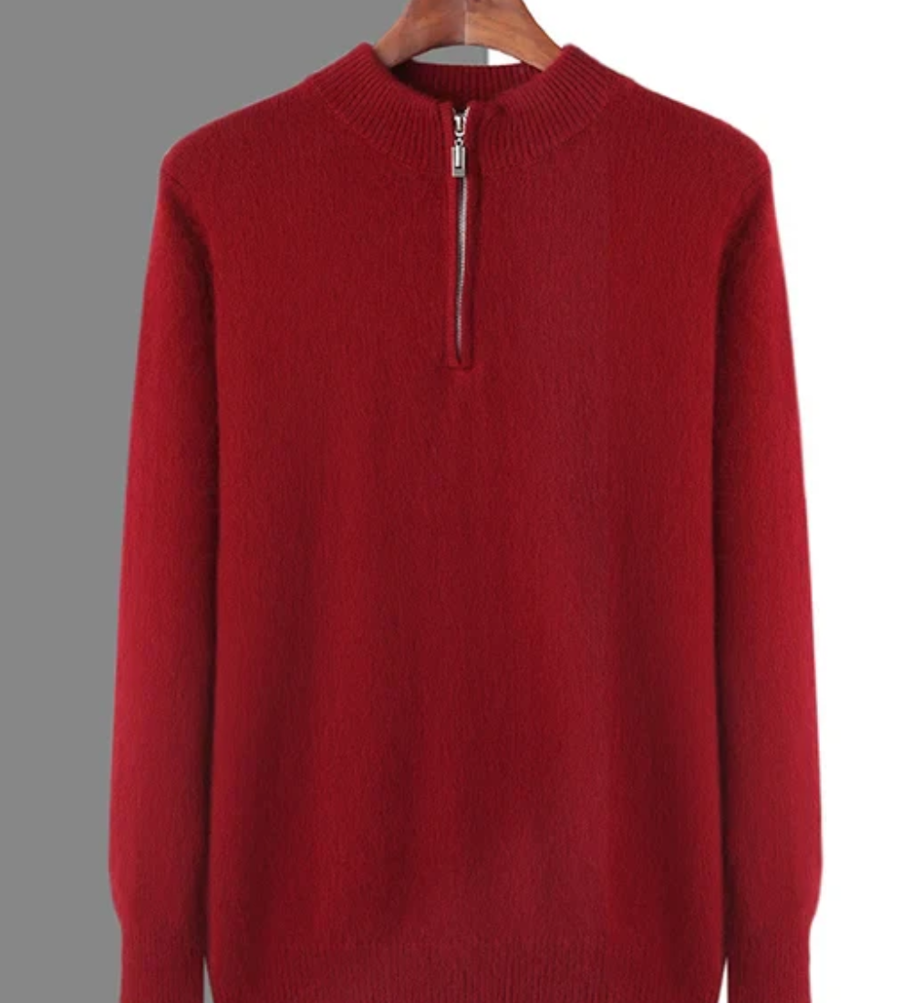 Genève Kašmírový Zip Up