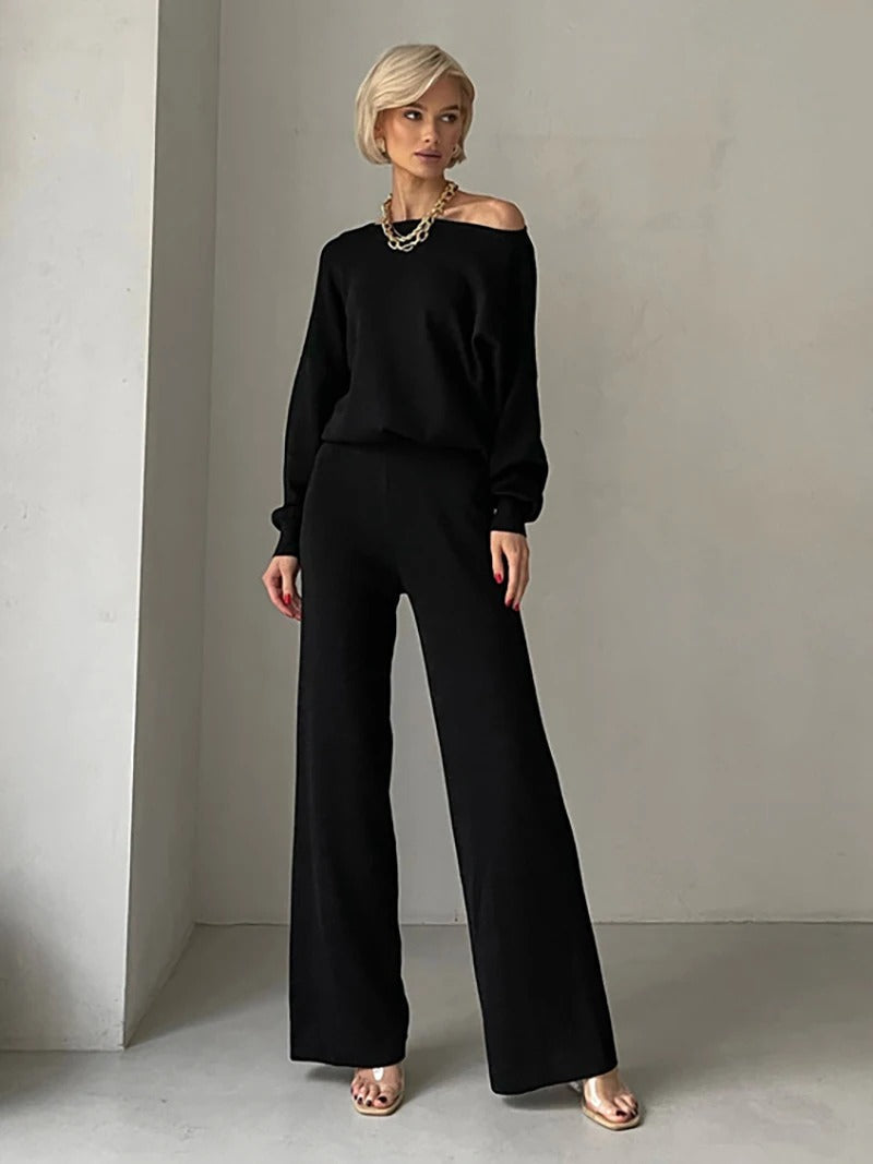 Charlotte – Elegantní komplet, barva: černá