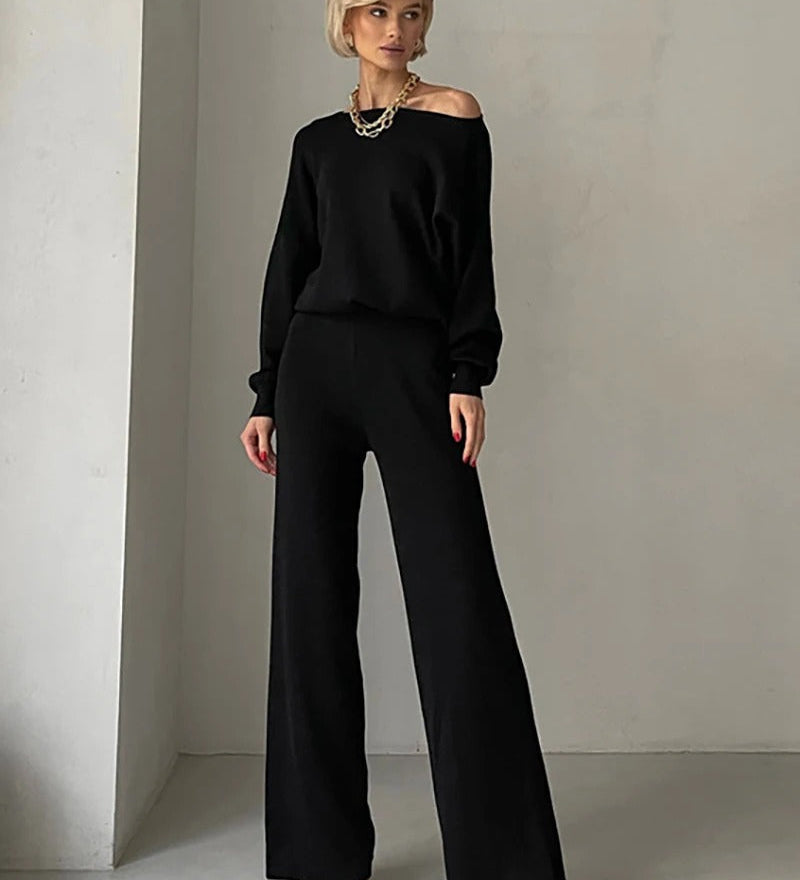 Charlotte – Elegantní komplet, barva: černá