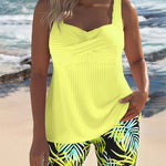 Theresa – Barevné tankini, barva: žlutá
