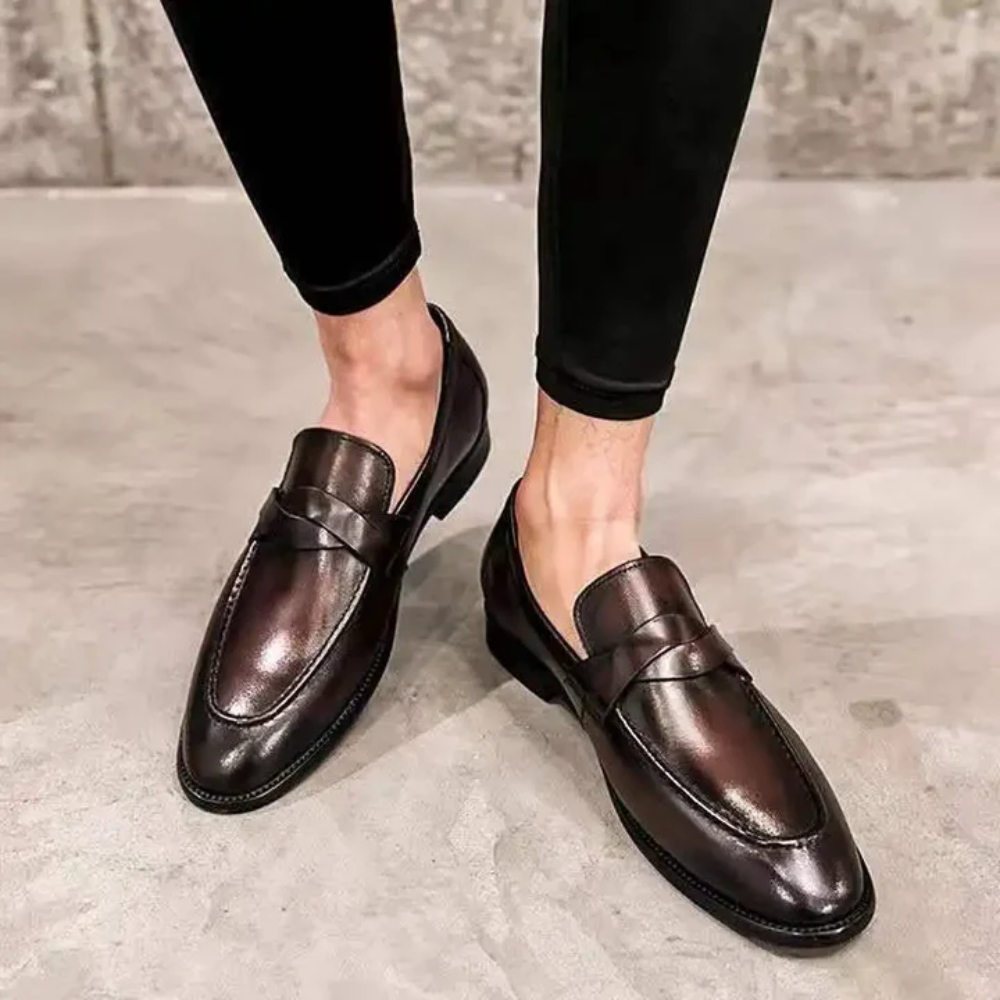 Elegantní kožené loafery