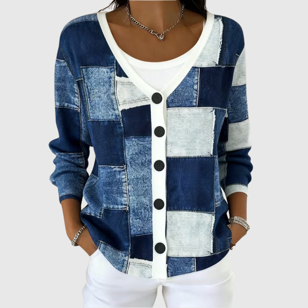 Viktoria – Pohodlný pletený cardigan s knoflíky