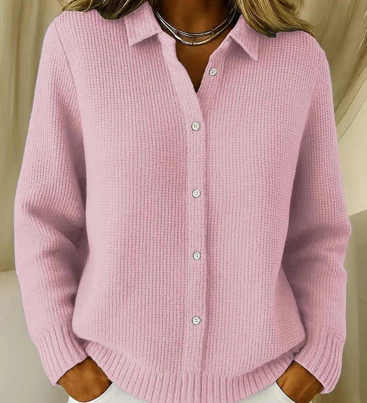 Fiora – Elegantní a pohodlný cardigan, barva: růžová