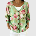 Rose – Pohodlný pletený cardigan s knoflíky