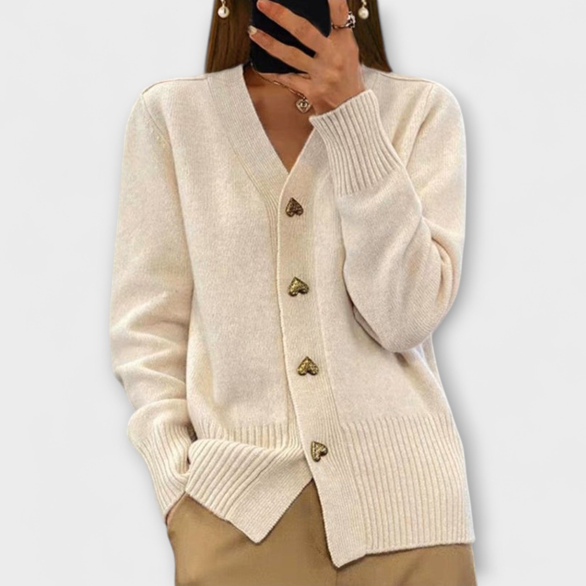 Kemi – Dámské tričko s výstřihem do V ve vintage stylu, barva: meruňková