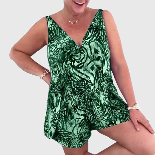Helene – Elegantní plavky, barva: zelená