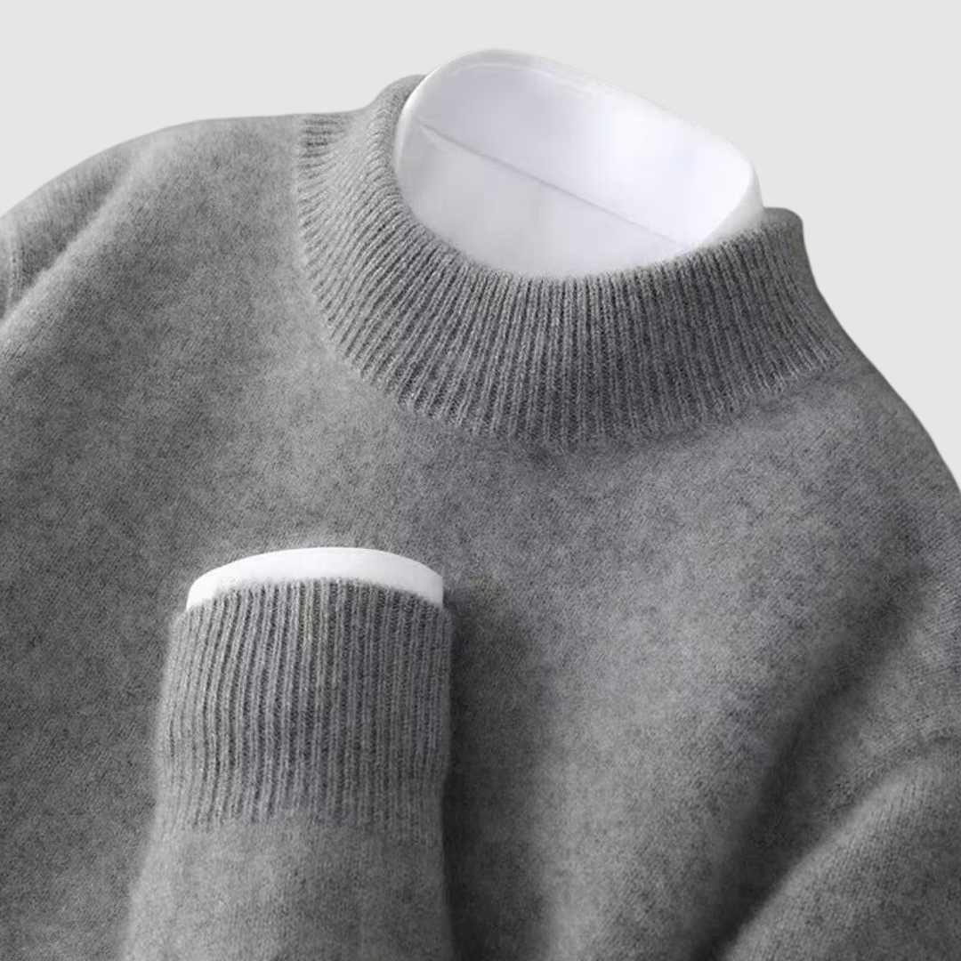 Anežka - Elegantní svetr, barva: šedá