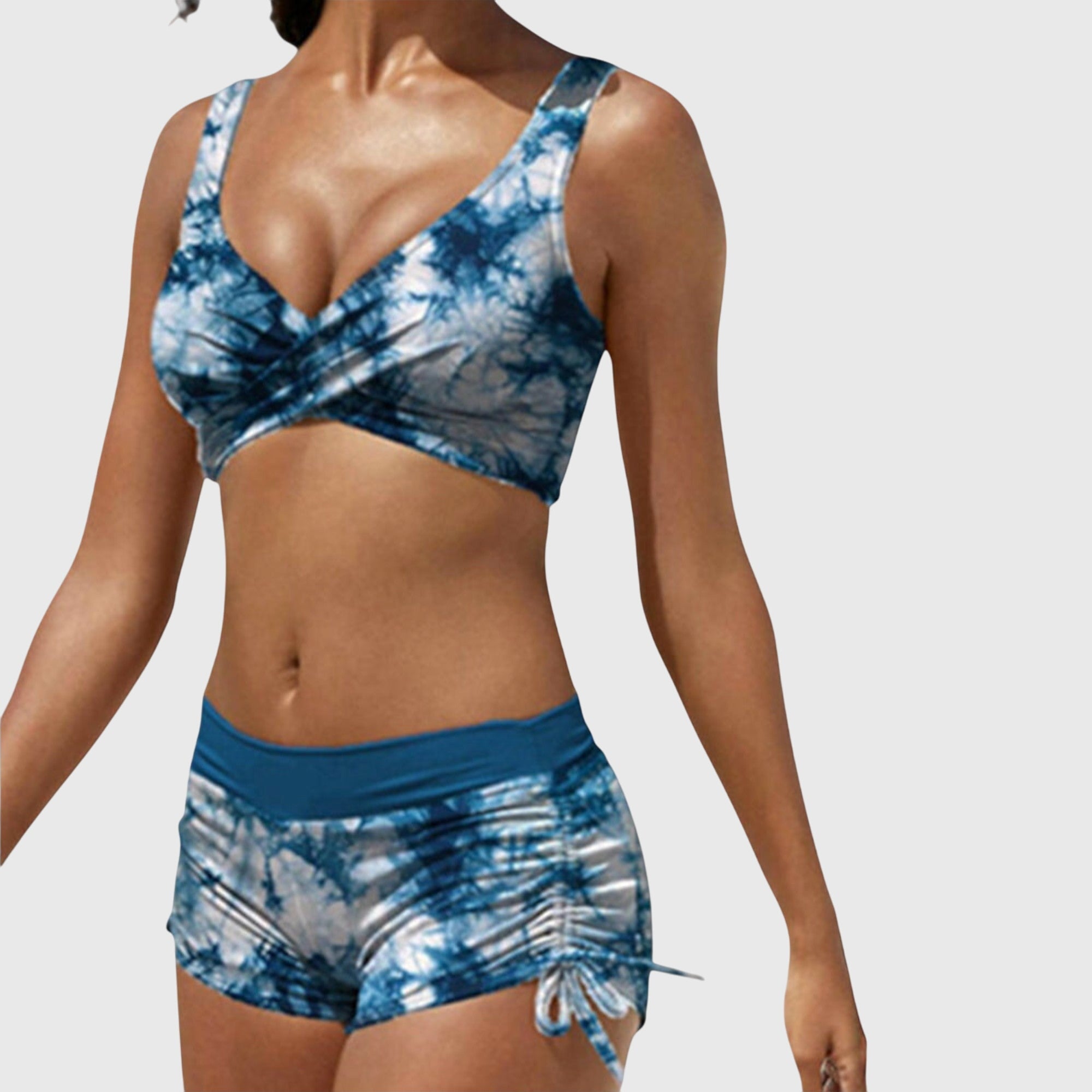 Viktoria – Elegantní bikiny, barva: modrá