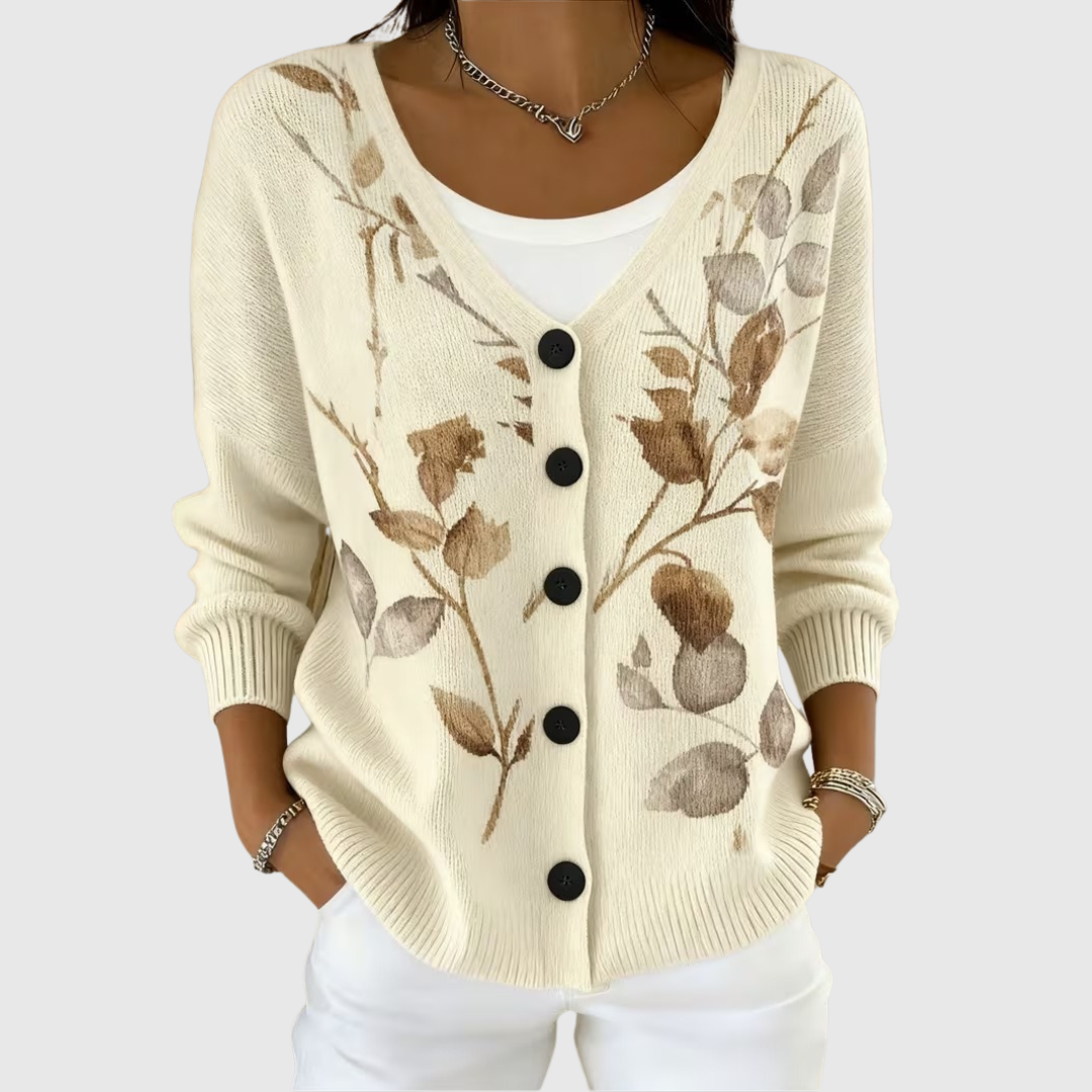 Clara – Pohodlný pletený cardigan s knoflíky
