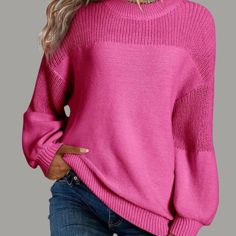 Carolina – Oversized svetr, barva: růžová
