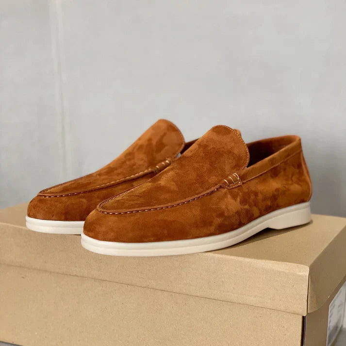 Stylové semišové loafery