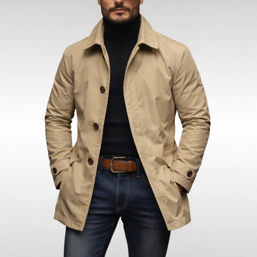 Christian I Elegantní Trenchcoat