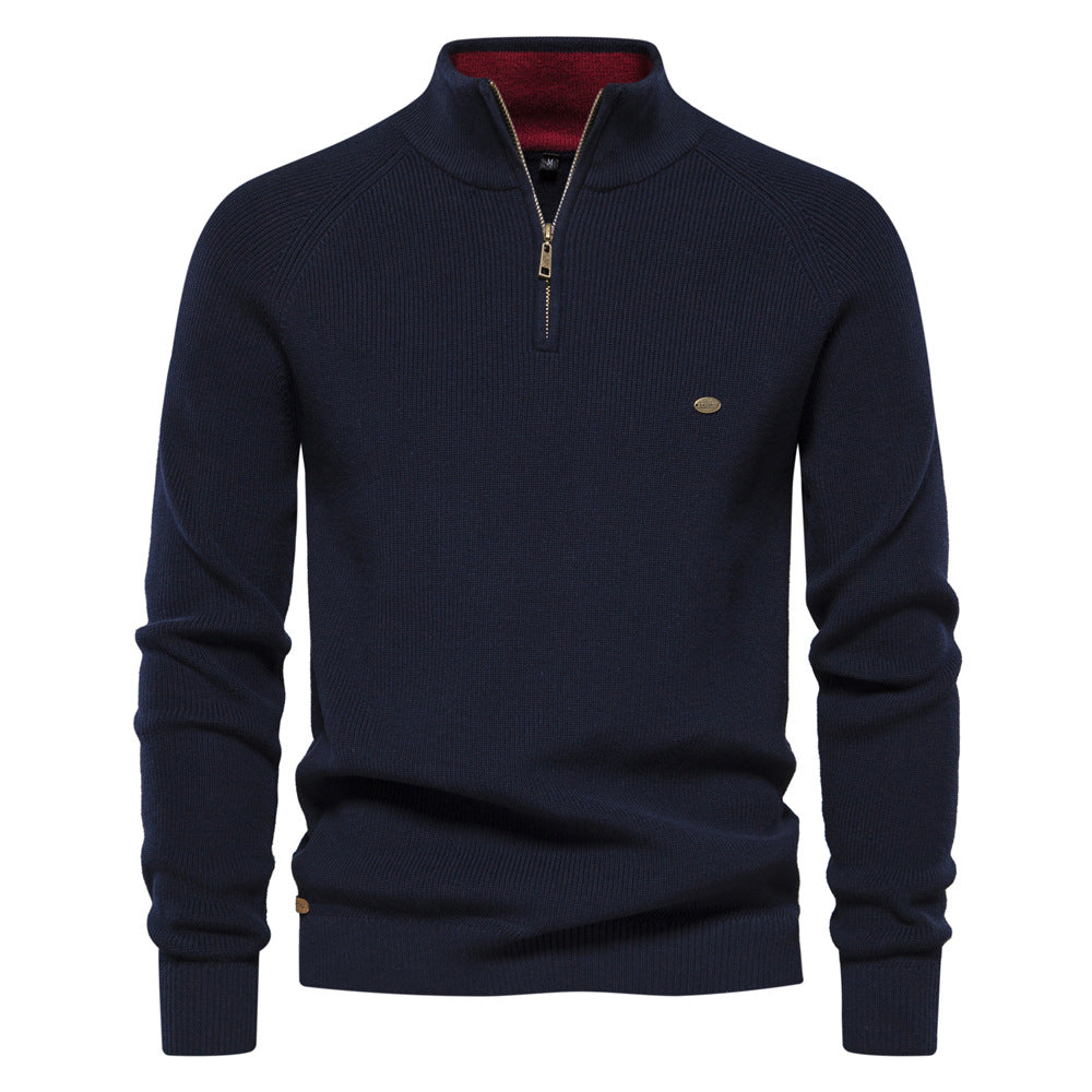 Luxusní svetr s zipem