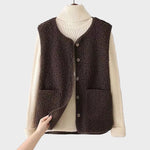 Aneta - Vlněný cardigan, barva: černá