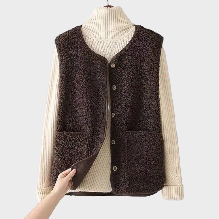 Aneta - Vlněný cardigan, barva: černá