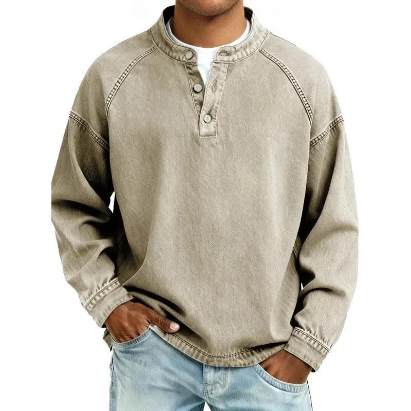 Frank  | Vintage Henley Pullover