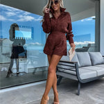 Johanna – Elegantní krajkový komplet, barva: vínová
