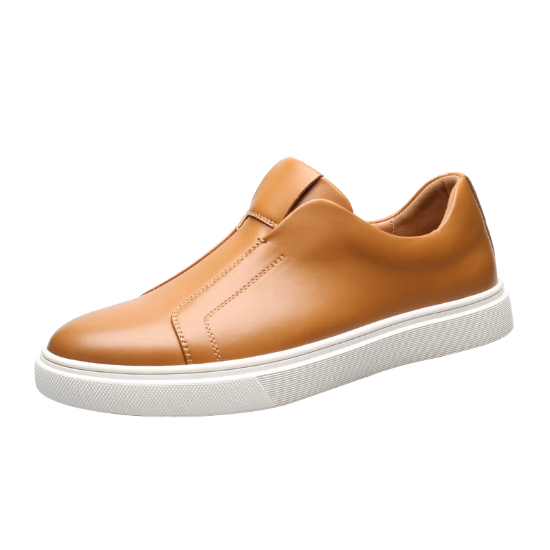Ležérní kožené slip-on boty