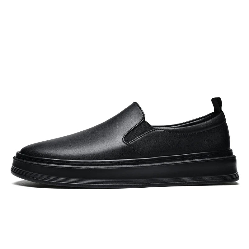 Kožené slip-on boty