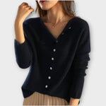 Paige - Pohodlný cardigan, barva: námořnická modrá