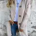 Giselle – Dlouhý cardigan, barva: béžová