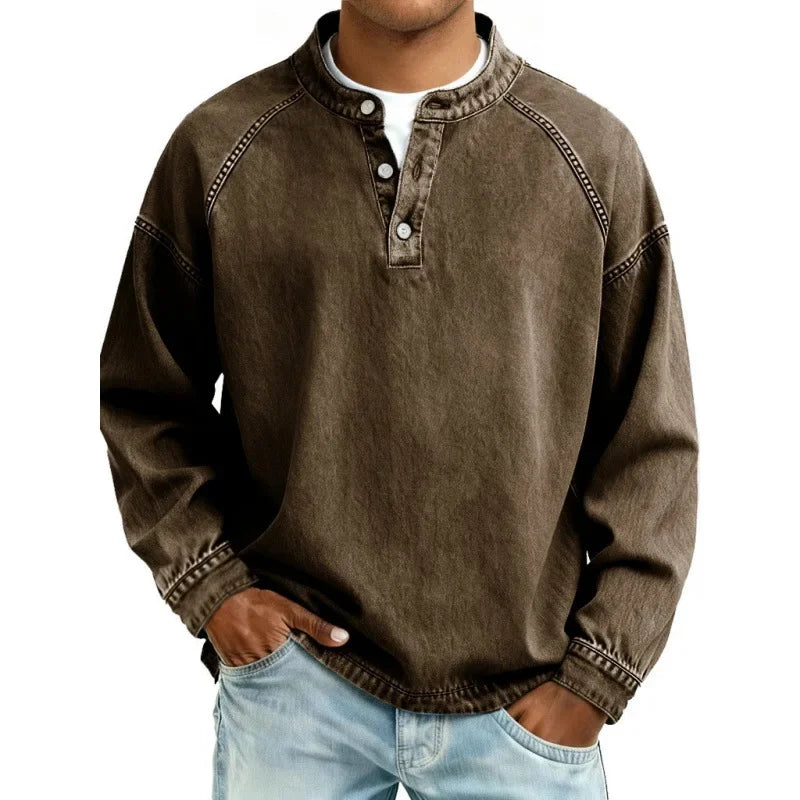 Frank  | Vintage Henley Pullover
