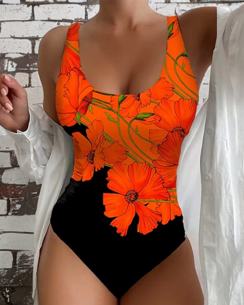 Clara – Elegantní plavky s květinovým vzorem