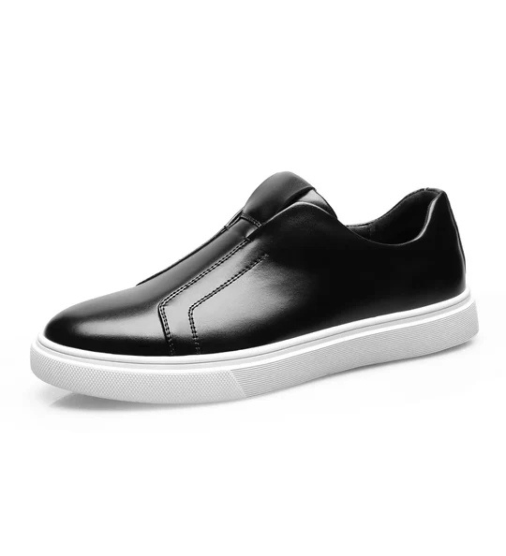 Ležérní kožené slip-on boty