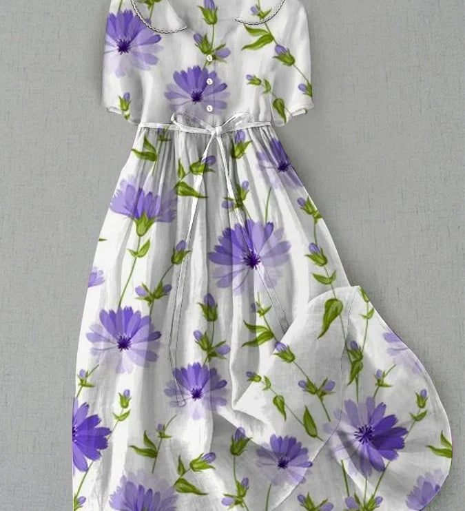 Anna – Květinová elegance ve vintage stylu, barva: vícebarevná