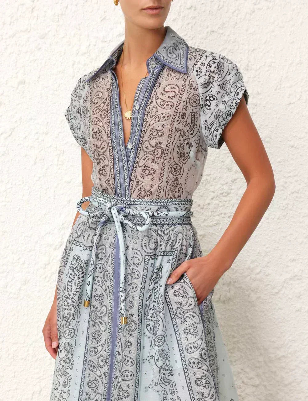 Magdalena – Dvoudílný boho komplet s potiskem