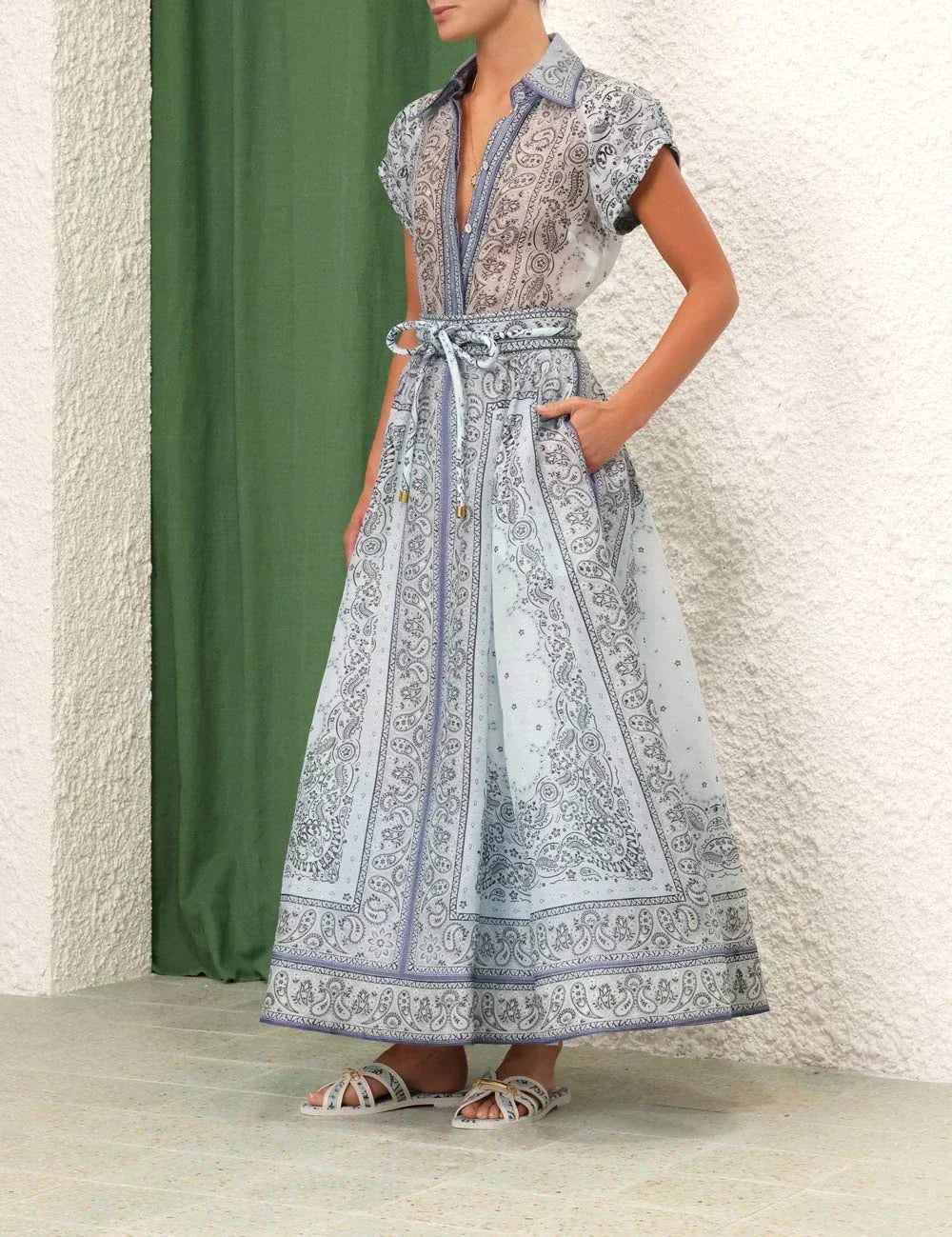 Magdalena – Dvoudílný boho komplet s potiskem