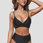 Helene – Bikiny s vysokým pasem, barva: černá