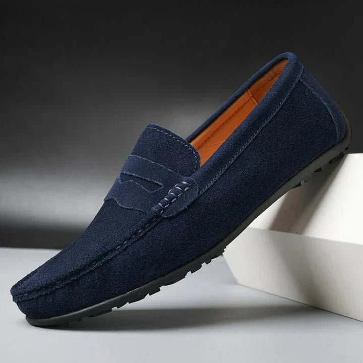 Lorenzo Loafers z nubuku