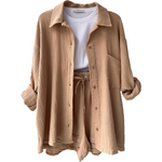 Theresa – Dvoudílný komplet, barva: khaki
