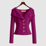 Nikola - Elegantní cardigan, barva: fialová