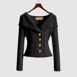 Nikola - Elegantní cardigan, barva: černá