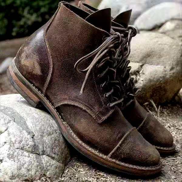 Russel | Pánské šněrovací boty v retro stylu
