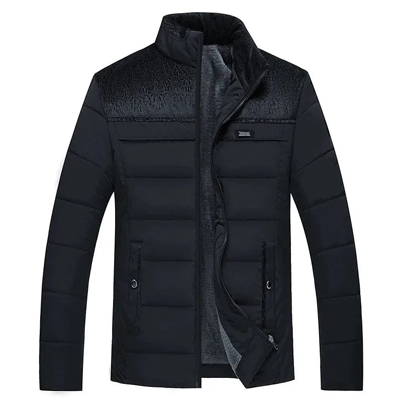Elegantní vycpaná puffer bunda