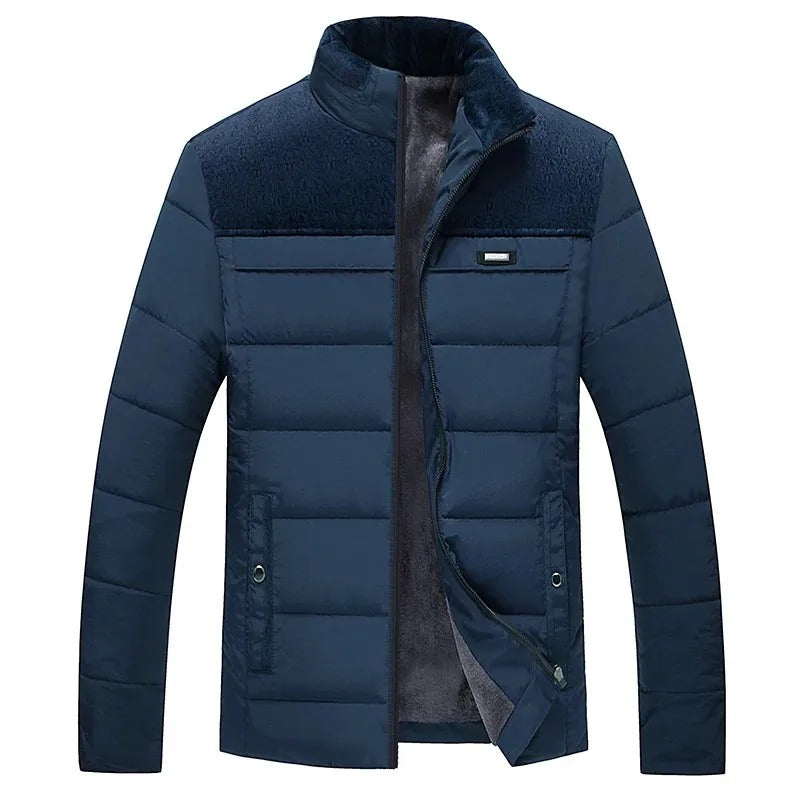 Elegantní vycpaná puffer bunda