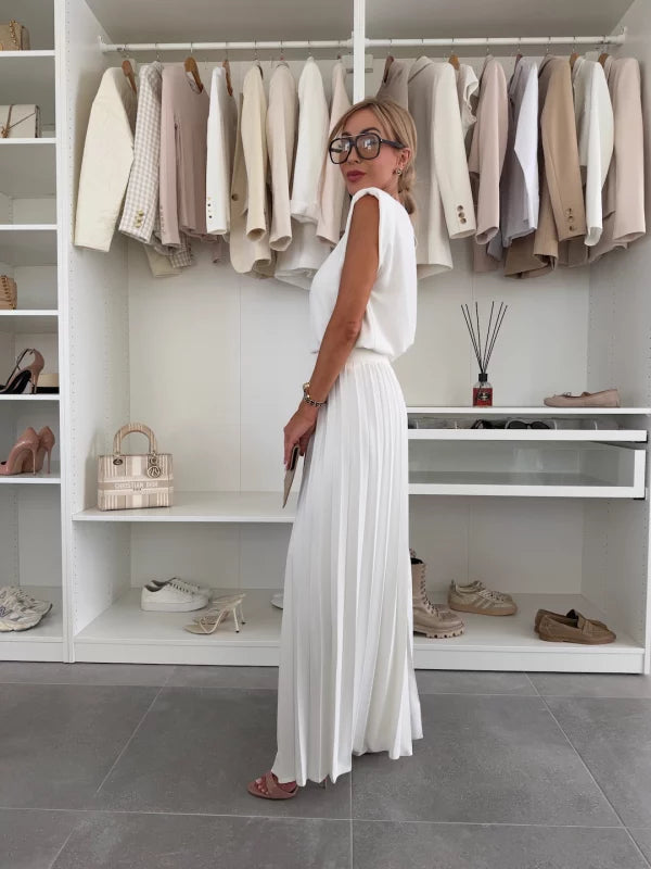 Magdalena – Elegantní plisovaný komplet