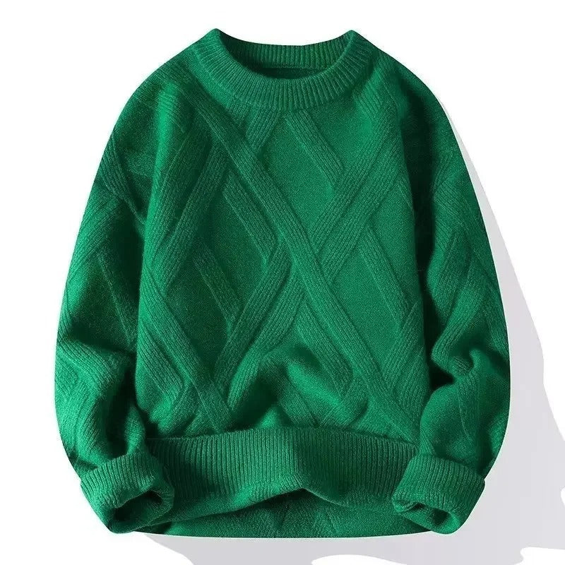 Kabelový pletený svetr